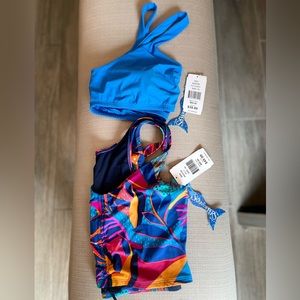 Bathing Suit Tops Never Worn Skinny Dippers Size XL